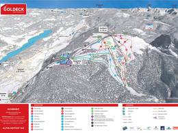 Plan des pistes Goldeck – Spittal an der Drau