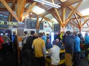 On termine la journée de ski à la station de la vallée.