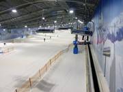 La piste principale vue depuis le télésiège