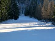 Piste facile au téléski Kegel