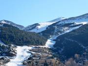 Vue depuis le village de Cerler sur le domaine skiable