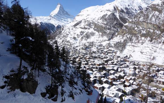 Zermatt-Matterhorn: offres d'hébergement sur les domaines skiables – Offre d’hébergement Zermatt/Breuil-Cervinia/Valtournenche – Matterhorn (Le Cervin)