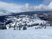 Vue sur le domaine skiable Grand Targhee