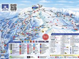 Plan des pistes Jasná Nízke Tatry – Chopok