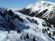 Vue sur la piste Agnello