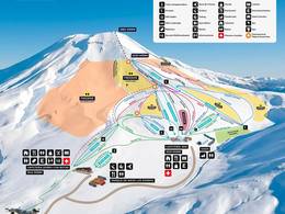 Plan des pistes Corralco