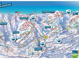 Plan des pistes Nebelhorn – Oberstdorf