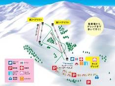 Plan des pistes Kutsuki
