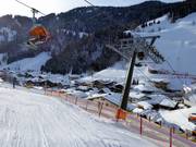 Le centre de ski de Dienten au cœur du domaine skiable
