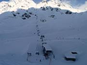 Combe à Médran-Tête des Vaux - 6 places | Télésiège rapide (débrayable) avec capots de protection