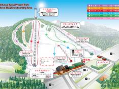 Plan des pistes Santa Present Park