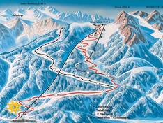 Plan des pistes Katrin – Bad Ischl