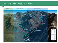Plan des pistes Cerro Punta Negra (en projet)