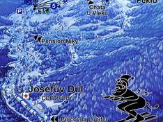 Plan des pistes Lucifer – Josefův Důl