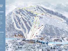 Plan des pistes Wanfeng – Tonghua