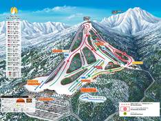 Plan des pistes Sun Meadows