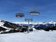 Familienbahn Gampen - 8 places | Télésiège rapide (débrayable) avec capots de protection et sièges chauffants