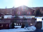 Restaurant Bärghüsli près de la station inférieure du Moosalp-Express