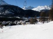 Descente sous le télésiège