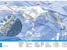Plan des pistes Col de Rousset