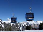 Piz Setëur II - 10 places | Télécabine avec sièges chauffants (monocâble à mouvement unidirectionnel)