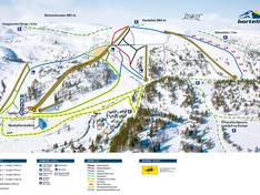 Plan des pistes Bortelid