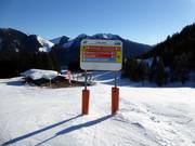 Signalisation des pistes dans le domaine skiable