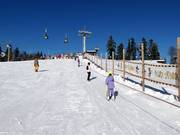 Pente d'entraînement au téléski pour enfants