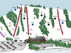 Plan des pistes Chicopee