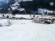 Vue sur les hébergements à Aschau