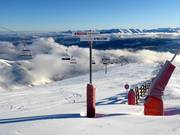 Signalisation des pistes dans le domaine skiable de Saint-Lary-Soulan