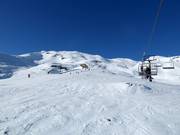 Vue depuis le télésiège Delta vers Knoll Ridge