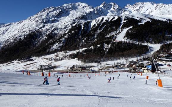 Domaines skiables pour les débutants dans le Val Senales (Schnalstal) – Débutants Schnalstaler Gletscher (Glacier du Val Senales)