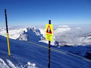 Avertissement concernant les crevasses glaciaires