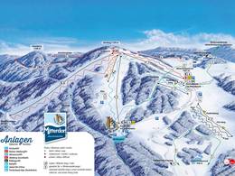 Plan des pistes Mitterdorf (Almberg) – Mitterfirmiansreut