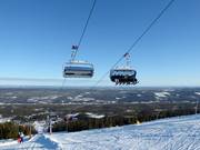 L1 Söderåsen Express - 6 places | Télésiège rapide (débrayable) avec capots de protection et sièges chauffants