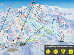 Plan des pistes Coronet Peak