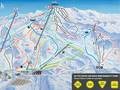 Plan des pistes Coronet Peak