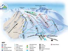 Plan des pistes Nevis Range