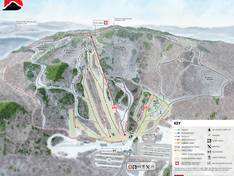 Plan des pistes Black Mountain – Rumford