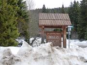 Signalisation vers le domaine skiable Malo Polje