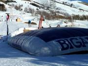 Big Airbag à la station de vallée