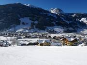 Vue sur les hébergements à Dorfgastein
