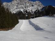Kids-half-pipe près du télésiège Wetterstein