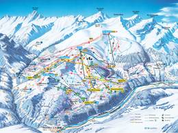 Plan des pistes Obersaxen/Mundaun/Val Lumnezia