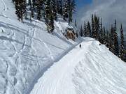 La piste facile It’s a Ten de la station supérieure jusqu’à la vallée