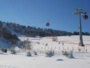 Sortie douce de la piste Ettelsberg juste avant la station de la vallée