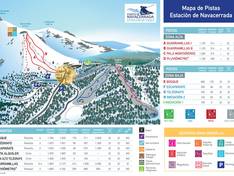 Plan des pistes Puerto Navacerrada