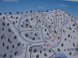 Plan des pistes Cherry Hill – Saratov