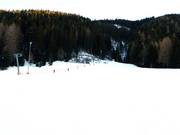 La piste dans la partie supérieure